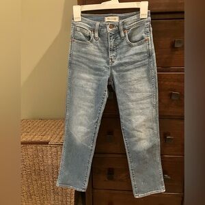 Madewell Petite Stovepipe jeans, 23p